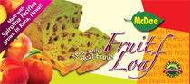 McDee Peach Fruit Loaf McDee Peach Fruit Loaf
